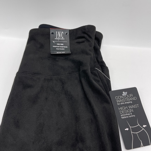 INC Women's Pintucked Soft Faux-Suede High-Waisted - Picture 4 of 8